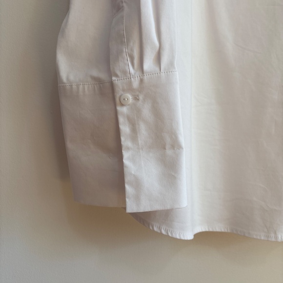 Samoon Classic White Blouse 76% Cotton 22%Polyester 2% Elastane - Picture 3 of 5